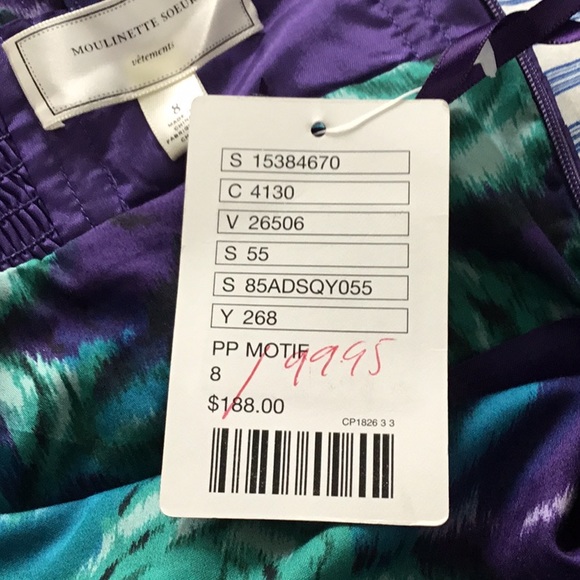 NWT Moulinette Soeurs/Anthro sweetheart midi dress - Picture 7 of 11